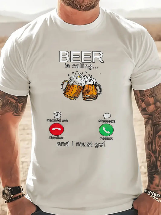 Muška majica Beer Print 1