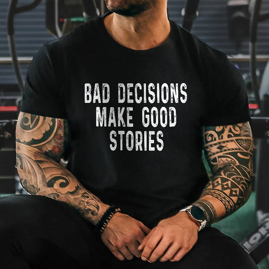 Muška majica Bad Decisions