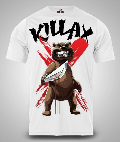 Muška majica Knife Bear bijelo