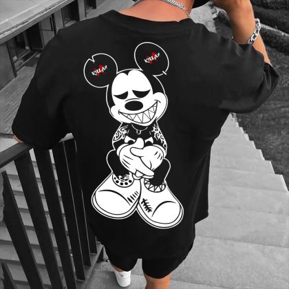 Muška majica BAD MICKEY crno (Oversized)