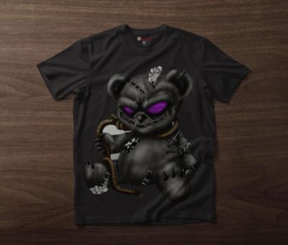 Muška majica EVIL BEAR #1 crno