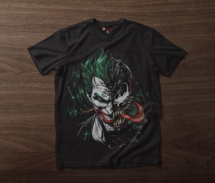Muška majica JOKER VENOM crno