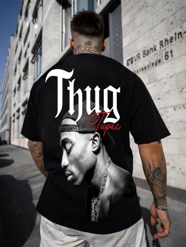 Muška majica TUPAC (Oversized)