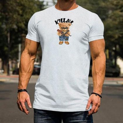 Muška majica 47BEAR bijelo