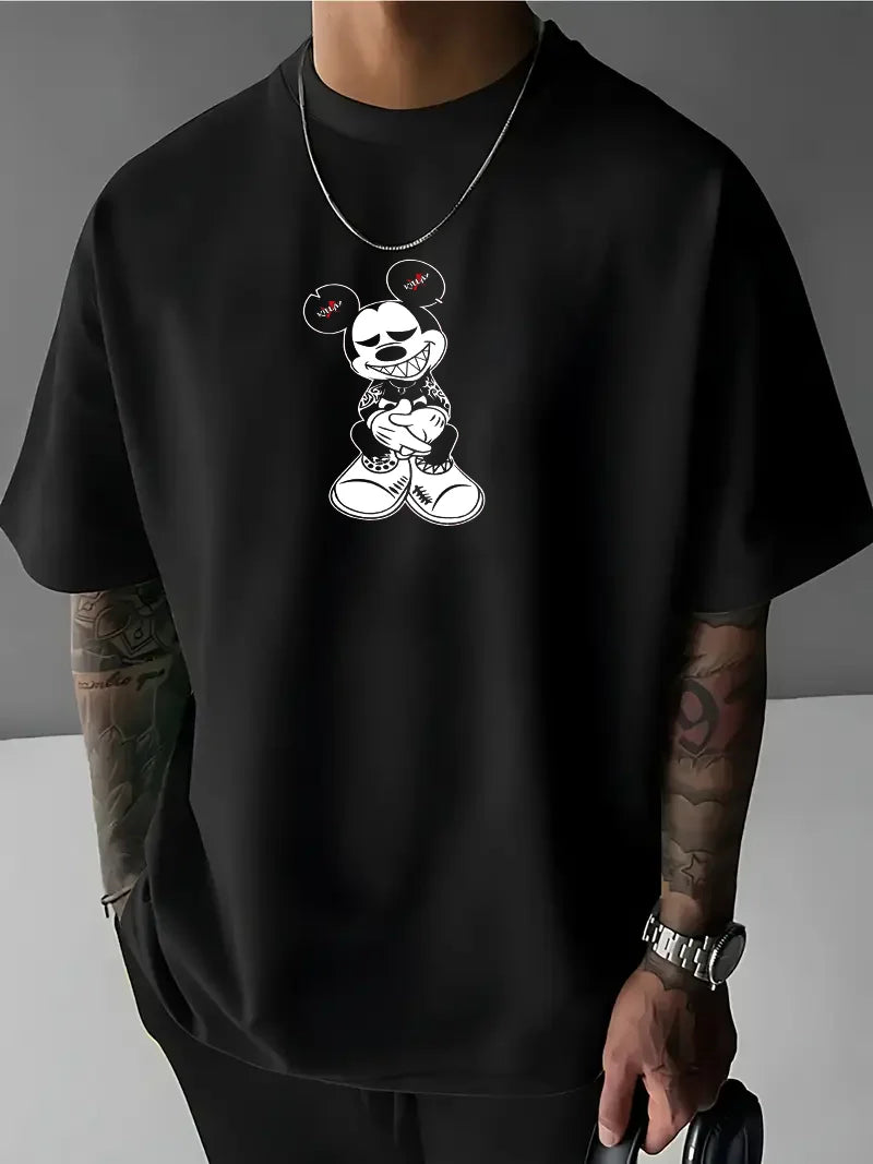 Muška majica BAD MICKEY crno (Oversized)