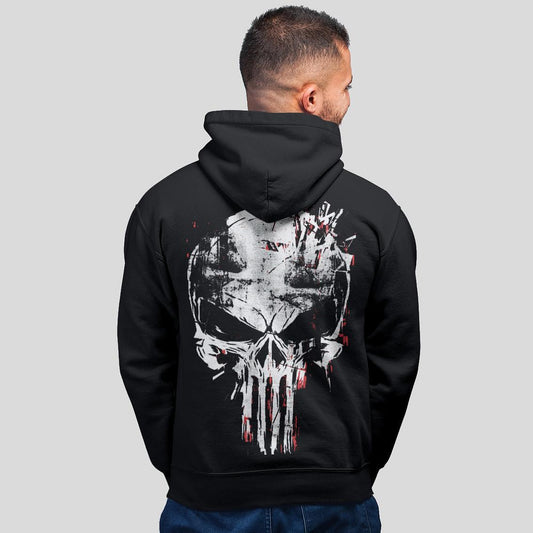 Muška majica s kapuljačom - PunisherSkull