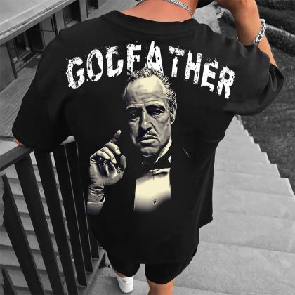 Muška majica GODFATHER crno (Oversized)