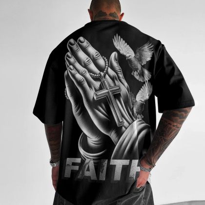 Muška majica Faith #2 (Oversized)